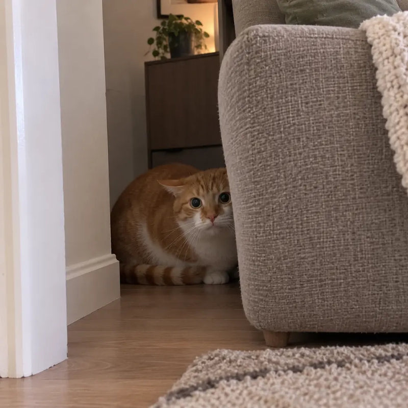 Your cat isn't mad. They're scared.