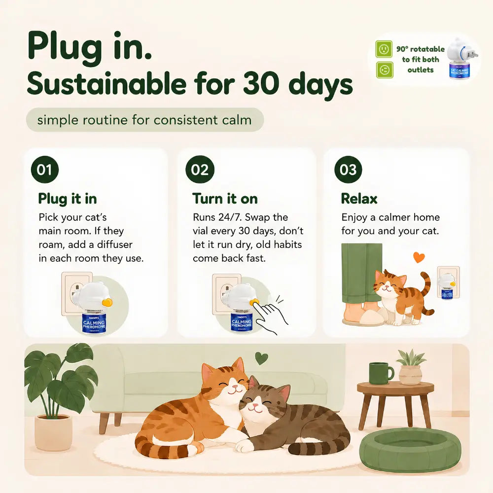 Calming Cat Diffuser Kit